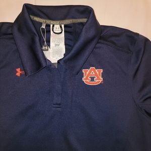 Aurburn University Tigers Under Armor Heat Gear Polo - 2XL - NWT
